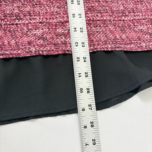 Rose + Olive Top Size XL Pink Gray Print 3/4 Sleeve Stretch Pullover NWT - Picture 11 of 11